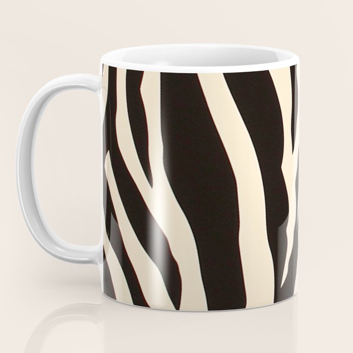 Zebra African Animal Print Pattern Coffee Mug Gallery Image 3