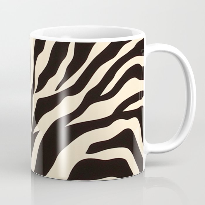 Zebra African Animal Print Pattern Coffee Mug Gallery Image 1