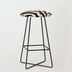 Zebra African Animal Print Pattern Stool Gallery Image 1