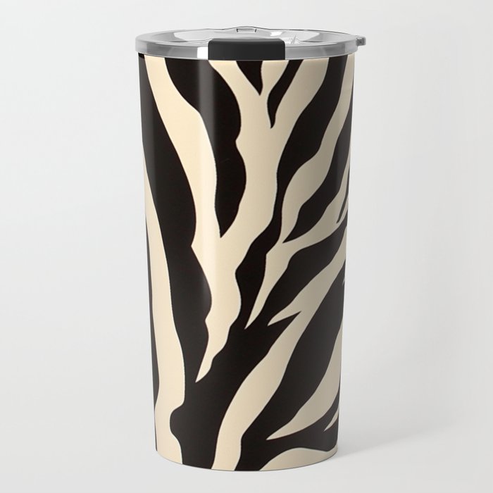 Zebra African Animal Print Pattern Travel Mug Gallery Image 1