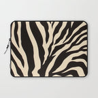 Zebra African Animal Print Pattern Laptop Sleeve Gallery Image 1