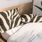 Zebra African Animal Print Pattern Pillow Sham Gallery Image 2