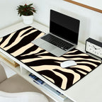 Zebra African Animal Print Pattern Desk Mat Gallery Image 2