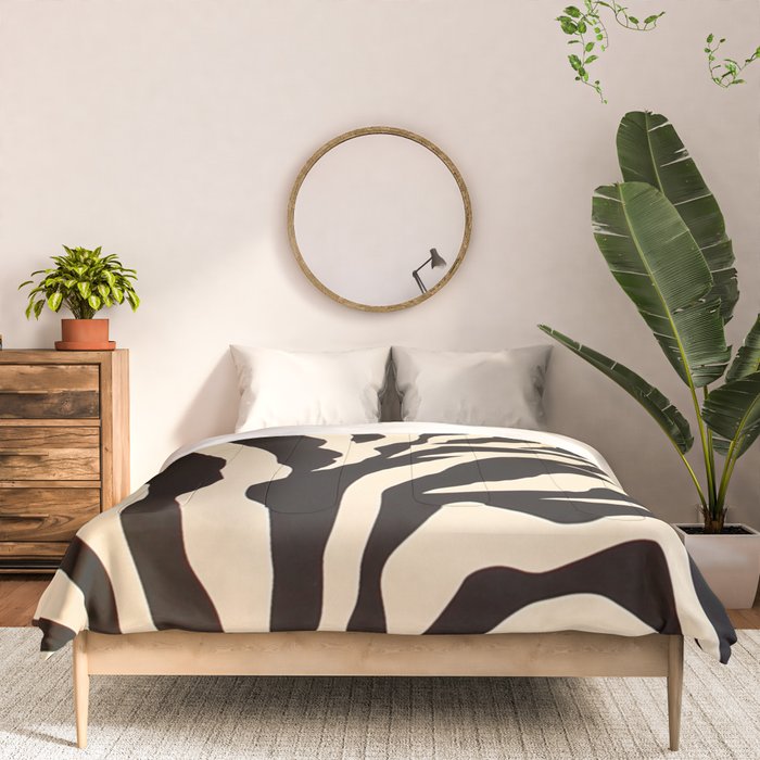 Zebra African Animal Print Pattern Comforter Gallery Image 3