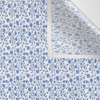 Small Trailing Block Print - Cobalt Blue White Wall Tapestry Gallery Image 3