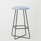 Small Trailing Block Print - Cobalt Blue White Stool Gallery Image 1