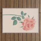 A Simple Rose Outdoor Rug Gallery Image 1