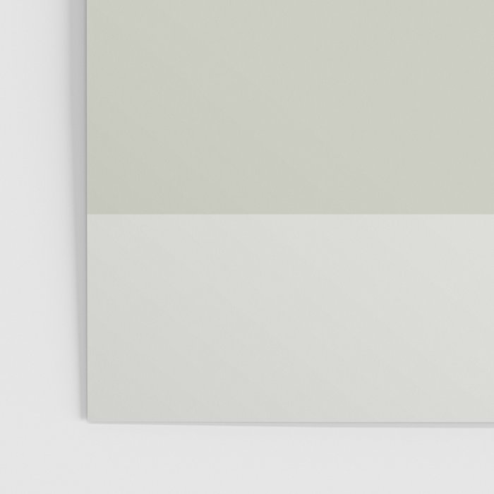 Soft Stripes Broad Stripe Pattern in Peachy Blush Pink, Cream, and Pale Celadon Aqua Mint Poster Gallery Image 3