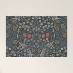 William Morris Midnight Blackthorn  Welcome Mat Gallery Image 1
