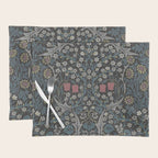 William Morris Midnight Blackthorn  Placemat Gallery Image 1