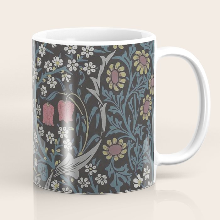 William Morris Midnight Blackthorn  Coffee Mug Gallery Image 1