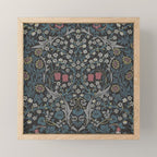 William Morris Midnight Blackthorn  Mini Art Print Gallery Image 1