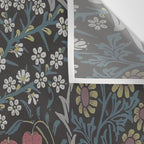 William Morris Midnight Blackthorn  Wall Tapestry Gallery Image 3