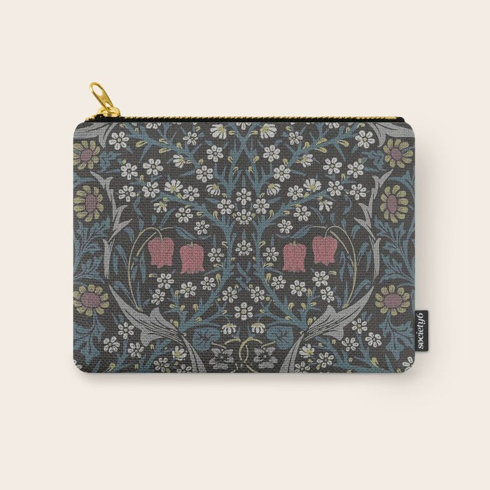 William Morris Midnight Blackthorn  Carry All Pouch Gallery Image 1