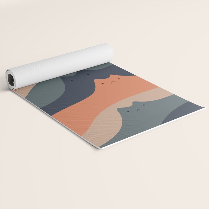 Cat Landscape 90 Yoga Mat Gallery Image 2