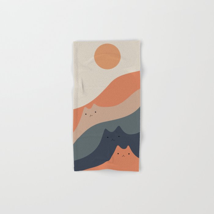 Cat Landscape 90 Bath Towel Gallery Image 1