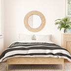 Hello Gorgeous, Gold, Black and White Print Duvet Cover Gallery Image 3