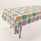 Retro Summer Daisies XI Tablecloth Gallery Image 1
