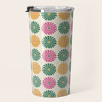 Retro Summer Daisies XI Travel Mug Gallery Image 3