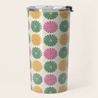 Retro Summer Daisies XI Travel Mug Gallery Image 2