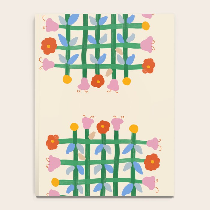 Floral Gingham Notebook Gallery Image 4