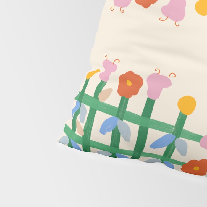 Floral Gingham Pillow Sham Gallery Image 4