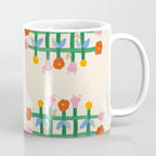 Floral Gingham Coffee Mug Gallery Image 1