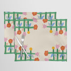 Floral Gingham Placemat Gallery Image 1