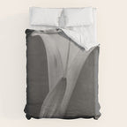 Tulip Blossoms floral black and white photography / photograph Duvet Cover Gallery Image 6
