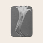 Tulip Blossoms floral black and white photography / photograph Bath Mat Gallery Image 1
