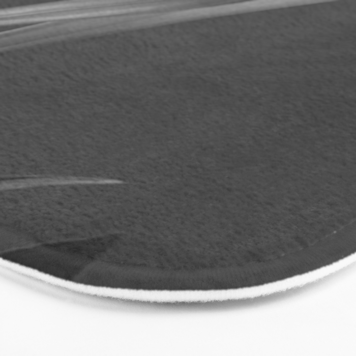 Tulip Blossoms floral black and white photography / photograph Bath Mat Gallery Image 3