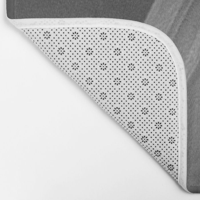 Tulip Blossoms floral black and white photography / photograph Bath Mat Gallery Image 2