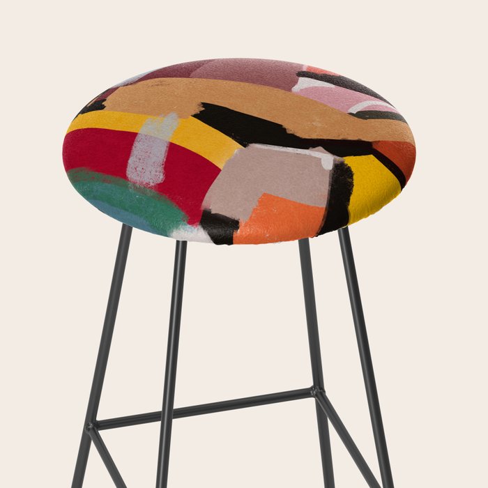 Modern Abstract Art 60 Stool Gallery Image 2