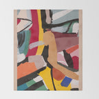 Modern Abstract Art 60 Throw Blanket Gallery Image 2