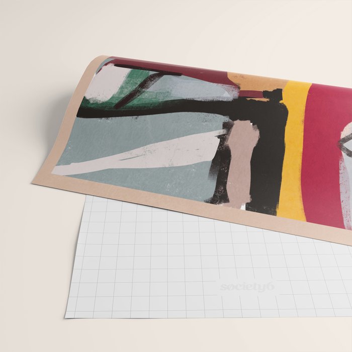 Modern Abstract Art 60 Wrapping Paper Gallery Image 2