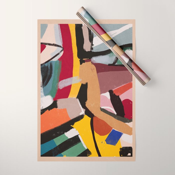 Modern Abstract Art 60 Wrapping Paper Gallery Image 1