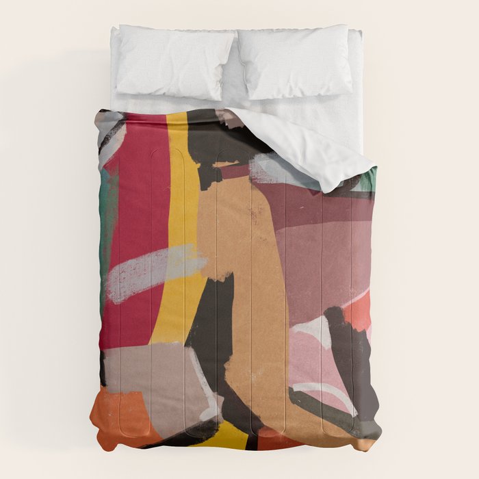 Modern Abstract Art 60 Comforter Gallery Image 1