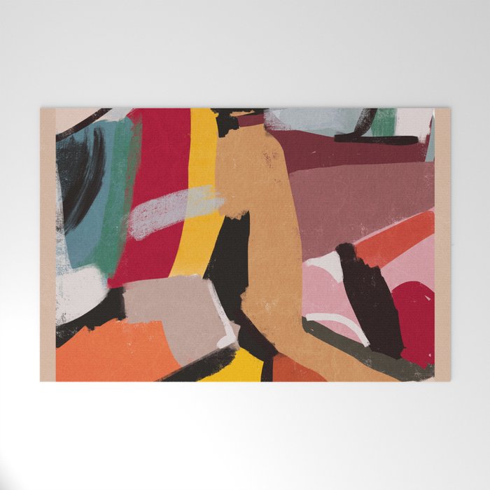Modern Abstract Art 60 Welcome Mat Gallery Image 1