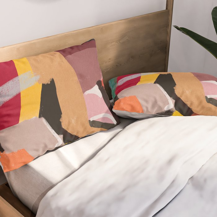 Modern Abstract Art 60 Pillow Sham Gallery Image 2