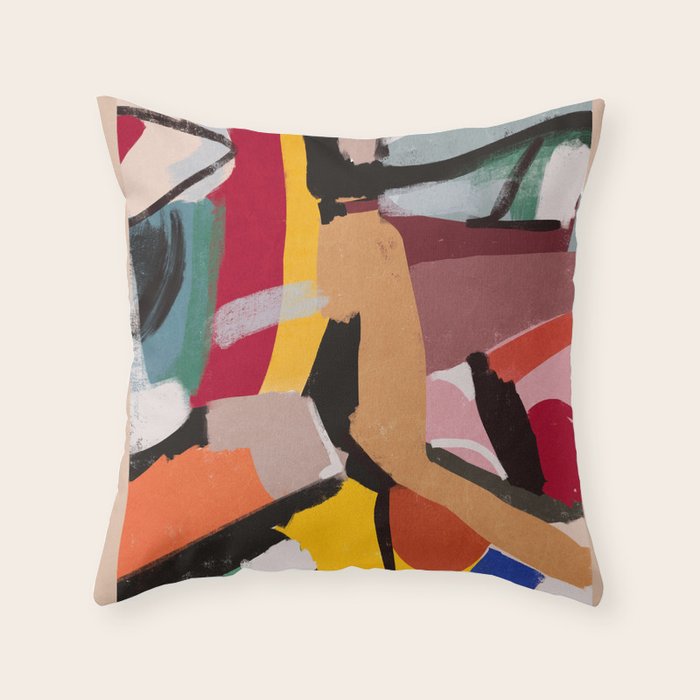 Modern Abstract Art 60 Throw Pillow Gallery Image 6