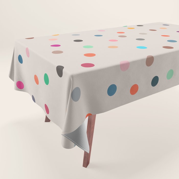 vintage dots 35 Tablecloth Gallery Image 1