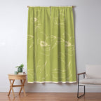 Line Drawing Flowers 2 Window Curtain Gallery Image 5