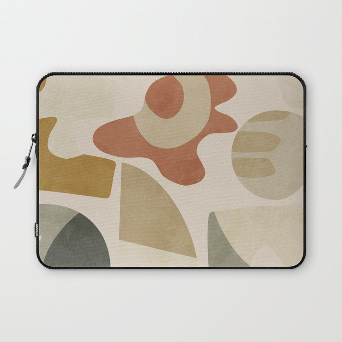 mid modern earth tones 3 Laptop Sleeve Gallery Image 1
