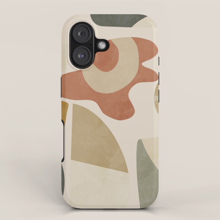 mid modern earth tones 3 iPhone Case Gallery Image 1