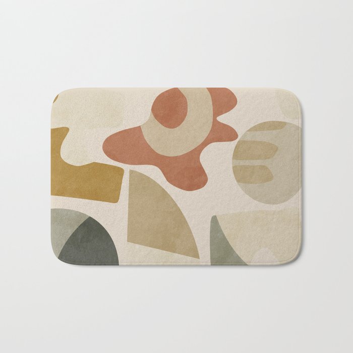 mid modern earth tones 3 Bath Mat Gallery Image 1