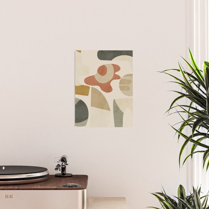 mid modern earth tones 3 Poster Gallery Image 2