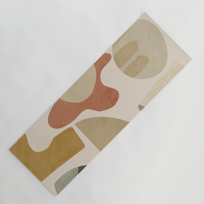 mid modern earth tones 3 Yoga Mat Gallery Image 1