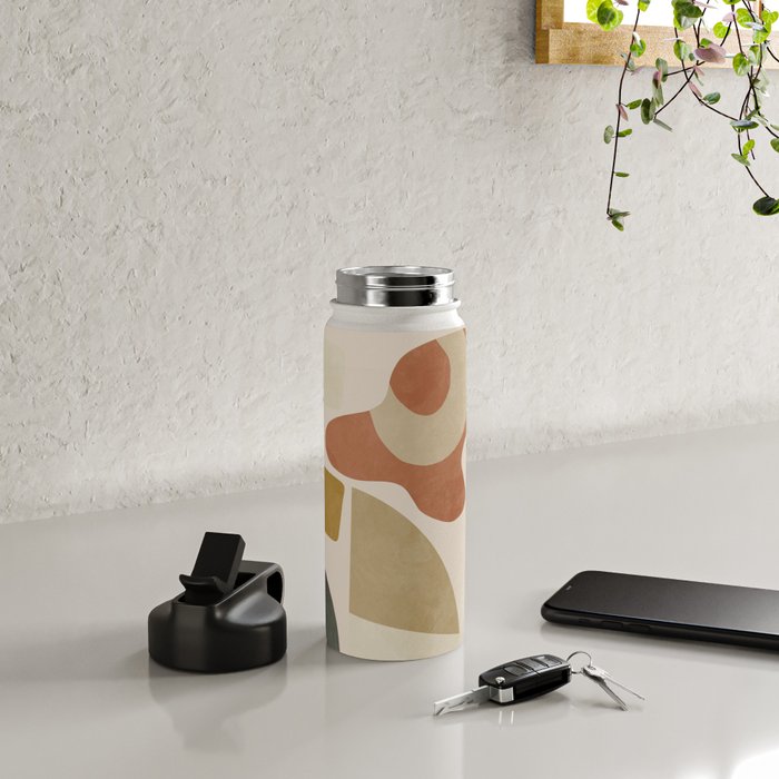 mid modern earth tones 3 Water Bottle Gallery Image 4