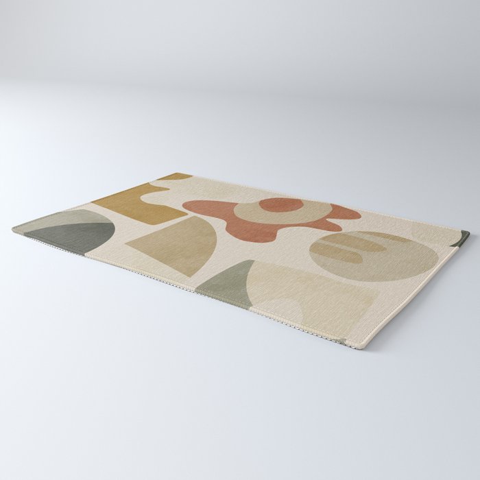 mid modern earth tones 3 Rug Gallery Image 3