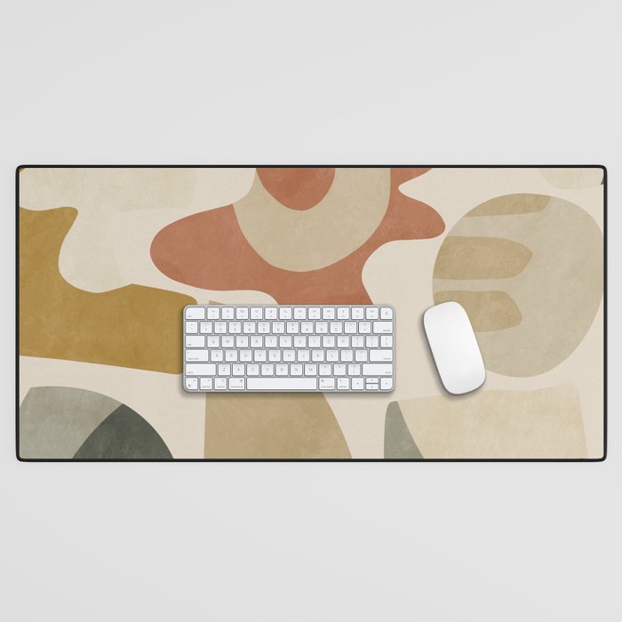 mid modern earth tones 3 Desk Mat Gallery Image 1